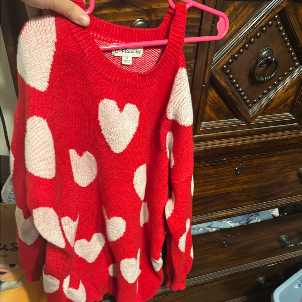 Off shoulder boutique sweater